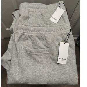 Lot of 2 NWT Goodfellow & Co Mens XXL Light Gray Fleece Brushed Soft Joggers